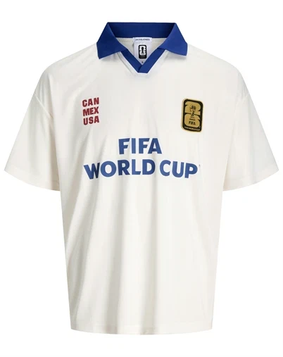 Jack & Jones Junior - JORFifa Football Jersey - Snow White